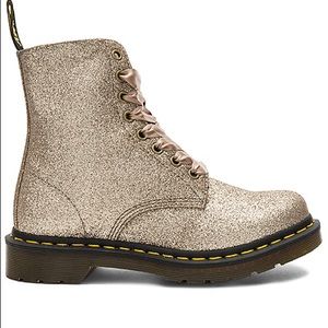 Doc Marten 1460 Pascal Gold Glitter Boot